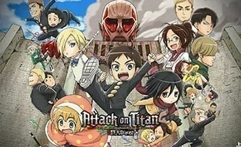 Anime Comedy Attack On Titan Junior High